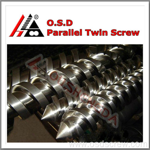 90/2 KMD twin parallel screw barrel/parallel screw barrel for recycled plastic pelletizing line